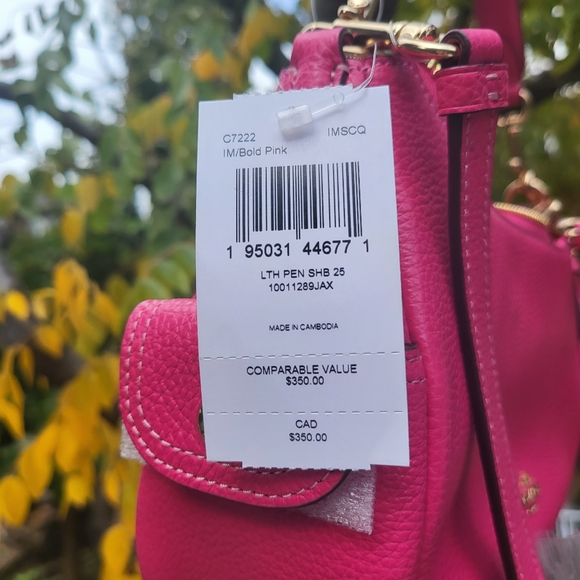 Coach Leather pennie shoulder 25 bag - Picture 4 of 5